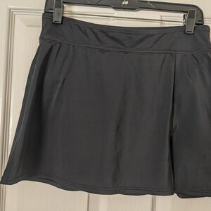 Lands' End Women's Classic Black Swim skirt
